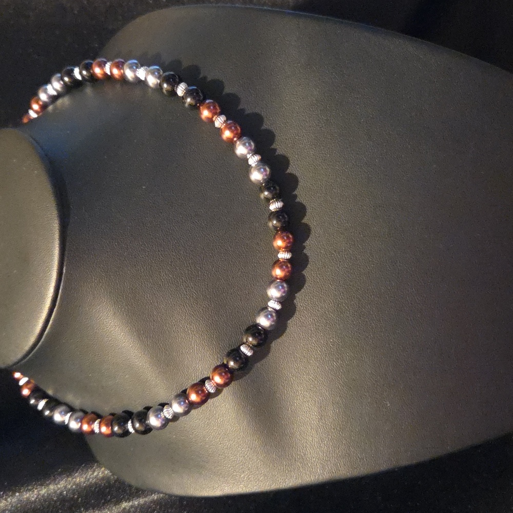 Estate Elegant Multicolor Beaded Necklace - Picture 2 of 4